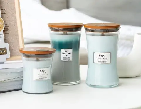 WoodWick Candle -  Large Trilogy Icy Woodland