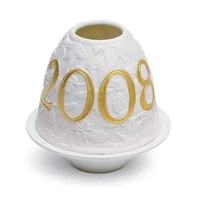 Lladro Christmas Lithophane Re-Deco 2008 Votive