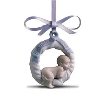 Lladro Baby's First Christmas 2001 Ornament