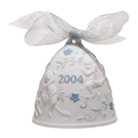 Lladro Christmas Bell 2004 Ornament