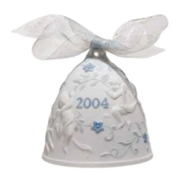 Lladro Christmas Bell 2004 Ornament
