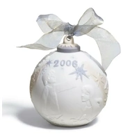 Lladro Christmas Ball 2006 Ornament
