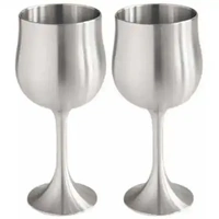Royal Selangor - Gift-Boxed Tulip Wine Goblet (230mL) Pair
