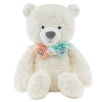 Hallmark Gifts - Gender Reveal Teddy Bear Plush with Ribbons