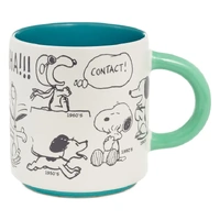 Hallmark Gifts - Peanuts 75th Anniversary Snoopy Through The Decades Mug