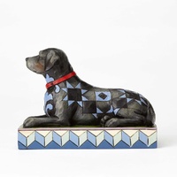 Jim Shore Heartwood Creek Dog Collection - Onyx the Black Labrador