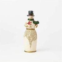 PRE PRODUCTION SAMPLE - Jim Shore Heartwood Creek - Golden Garland Snowman