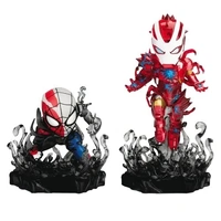 Beast Kingdom Mini Egg Attack - Marvel Maximum Venom Special Color Version Iron Man and Spiderman 2 Pack