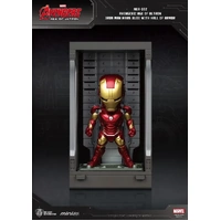 Beast Kingdom Mini Egg Attack - Marvel Avengers Age of Ultron Iron Man Mark XLIII with Hall of Armor