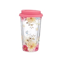 Ashdene Springtime Soiree - Double Walled Glass Travel Mug