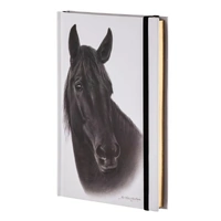 Ashdene Horse Trio - Black Hardcover A5 Notebook