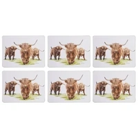 Ashdene Highland Herd - Placemat 6 Pack