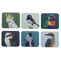 Ashdene Modern Birds - Assorted Coasters 6 Pack