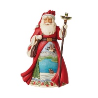 Jim Shore Heartwood Creek Christmas Around The World - Canadian Santa