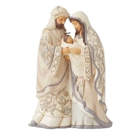 Jim Shore Heartwood Creek White Woodland - Holy Family 21cm