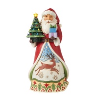 Jim Shore Heartwood Creek - Santa Vintage LED Tree