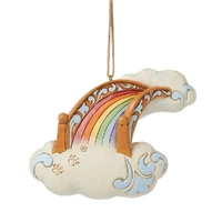 Jim Shore Heartwood Creek - Pet Rainbow Bridge Hanging Ornament