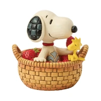 Peanuts by Jim Shore - Snoopy and Woodstock with Strawberries