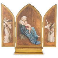 Joseph's Studio - Seated Madonna Triptych 25cm