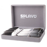 Splayd Luxury Stainless Steel Satin Mini Set of 6