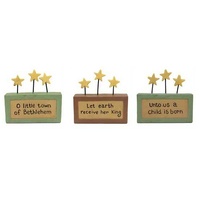 Blossom Bucket - Set of 3 Christmas Blocks