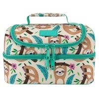 Sachi Insulated Double Decker Lunch Bag - Sleepy Sloths