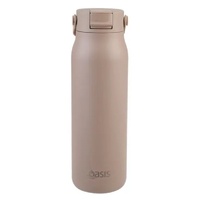 Oasis Sorrento Double Wall Insulated Water Bottle - 900ml Latte