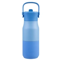 Oasis Double Wall Insulated Sipper Jnr Drink Bottle - 400ml Blue