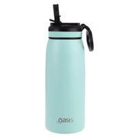 Oasis Sports Double Wall Insulated Water Bottle with Sipper - 780ml Mint