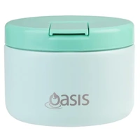 Oasis Double Wall Insulated Quick Release Lid Food Flask - 300ml Mint