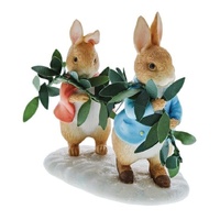 Beatrix Potter Winter Figurine - Peter Rabbit & Flopsy