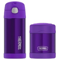 Thermos Funtainer Drink Bottle & Food Jar Bundle - Violet