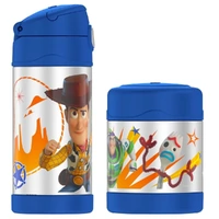 Thermos Funtainer Drink Bottle & Food Jar Bundle - Disney Toy Story 4