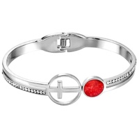 GC Gifts by Gatto - Red Agate & Cross Bracelet
