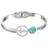 GC Gifts by Gatto - Turquoise & Cross Bracelet