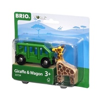 BRIO World Vehicle - Giraffe and Wagon