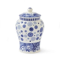 Spode Blue Italian Brocato Archive - Mini Vase - 13cm