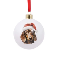 Splosh Christmas 2025 - Dachshund Round Bauble