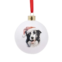 Splosh Christmas 2025 - Border Collie Round Bauble
