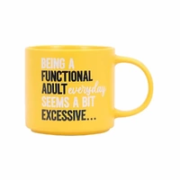 Splosh Cheeky Mug - Being A Functional Adult seems a bit excessive