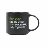Splosh Cheeky Mug - Fartner: Couples That Fart Together Stay Together