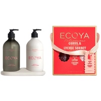 Ecoya Holiday Collection Bathroom Gift Set - Guava & Lychee Sorbet