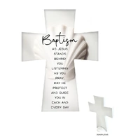 Ceramic Cross - Baptism
