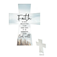 Ceramic Cross - Faith