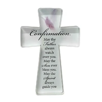 Glass Cut Standing Cross - Confirmation