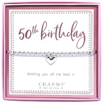 Charms For The Soul by TAG - 50th Birthday Bracelet