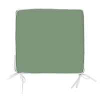 NF Living Outdoor Chair Pad - Olive Basic with Piping 42x42cm