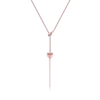 Disney Couture Kingdom - Aladdin - Jafar Snake Staff Necklace Rose Gold