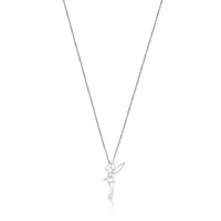 Disney Couture Kingdom Junior - Tinker Bell - Outline Necklace White Gold