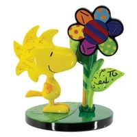 Peanuts by Britto Woodstock Flower Mini Figurine